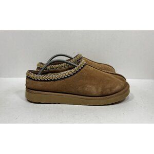 Ugg Tasman Chestnut Brown Casual Slipper Shoe Men’s Size 12 Sheepskin Suede 5950
